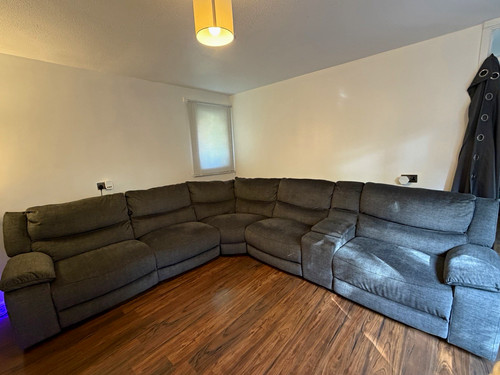 Dfs grey fabric - dfs,, sofa