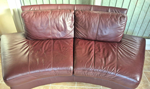 Dfs brown leather sofa novelty - dfs,