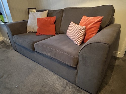 Dfs orka grey seater - grey, sofa