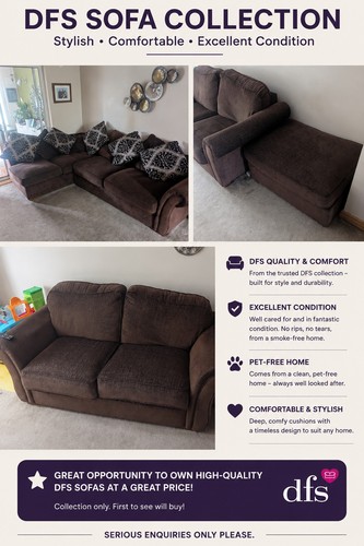 Dfs sofa suite seater 2 - sofa, 3