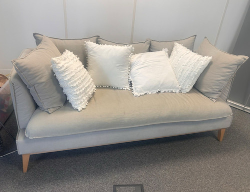 Dfs seater beige polyester - dfs,