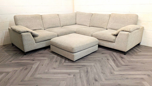 Dfs euphoria linen corner sofa - linen,