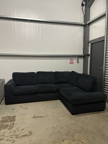 Navy dfs orka corner sofa - corner,