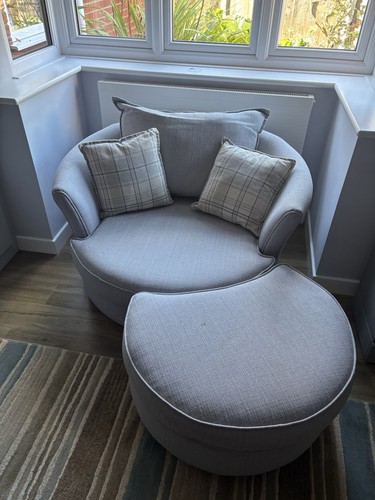 Swivel cuddle chair and - swivel,