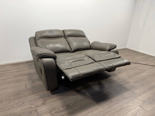 Dfs graphite leather seater - dfs, 2