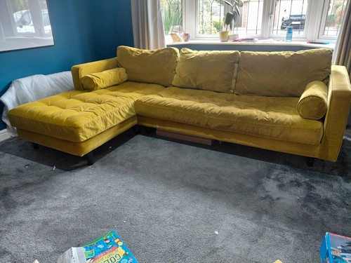 Scott yellow velvet - scott,