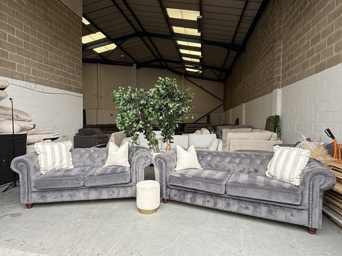 Seater grey plush - 3&2,