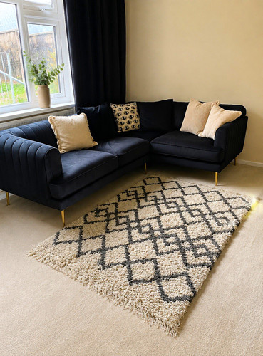 Dfs black fabric corner - dfs,
