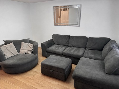 Dfs orka grey corner sofa - corner,