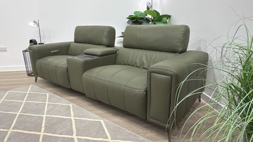 Dfs showcase leather seater - dfs,