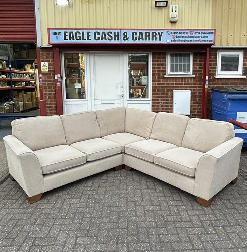 Large beige corner - large, sofa