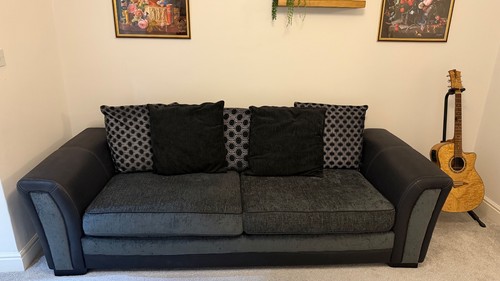 Gray dfs sofa seater - gray, used