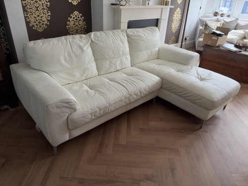 White sofa shape chaise - white,