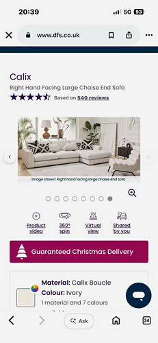 Dfs calix left hand - calix,