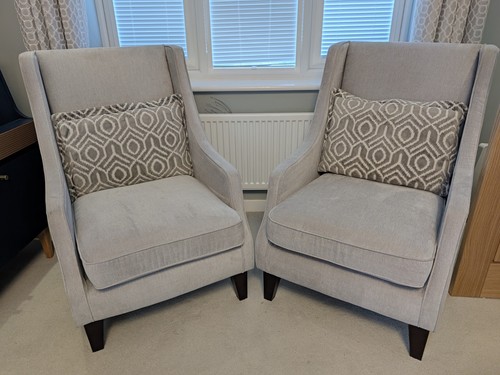 Pair dfs high back wingback - pair,
