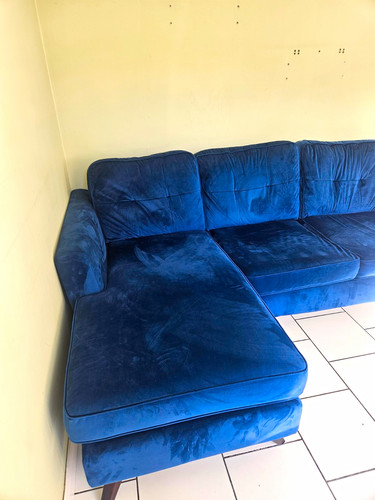 Dfs blue velvet - blue, corner