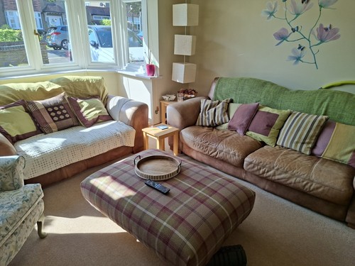Analine leather sofas - 2,