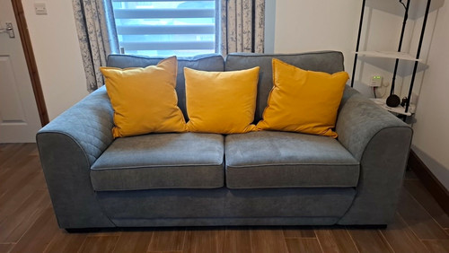 Dfs orka seater velvet sofa - 2,