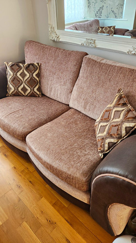 Dfs taupe brown convertible - dfs, taupe/brown