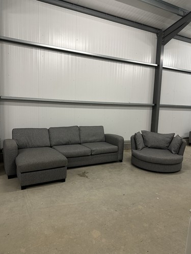 Grey dfs layla shape - dfs, sofa