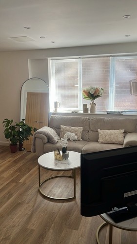 Dfs beige velvet seater - beige,