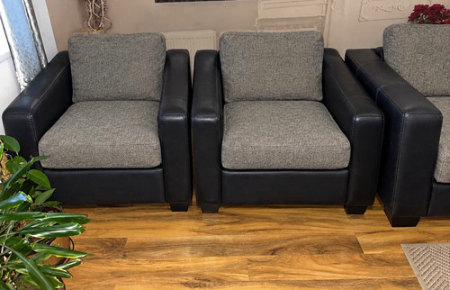 Dfs modern grey fabric black - dfs,
