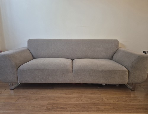 Dfs taupe chenille seater - taupe,